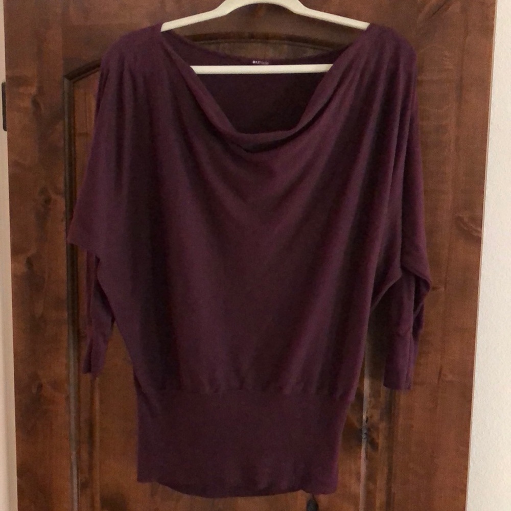 LAMADE top with dolman sleeve & off shoulder S